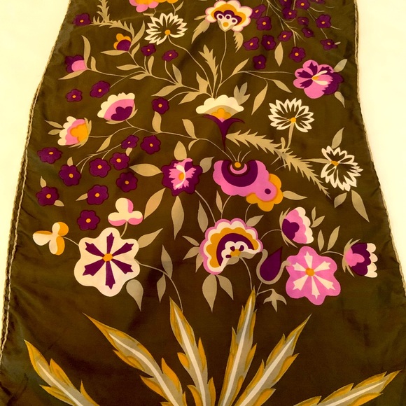 Vintage Ostinelli Silk Scarf Made In Italy - Picture 8 of 10